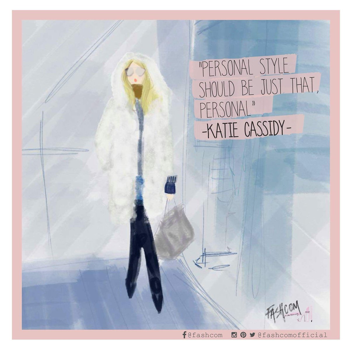 FASHCOMofficial's tweet photo. We had the pleassure of having @MzKatieCassidy for our drawnterview! Cc @TomboyKC • #fashion #advice #fashcom https://t.co/GuQll18LAh
