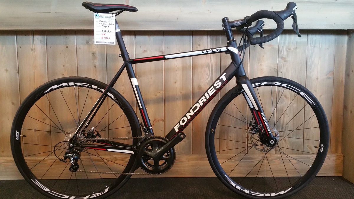 Nieuw binnen. De Fondriest TF(D)isc. Alleen maar pluspunten...! Schijfremmen, kabels netjes weggewerkt &amp; steekassen.