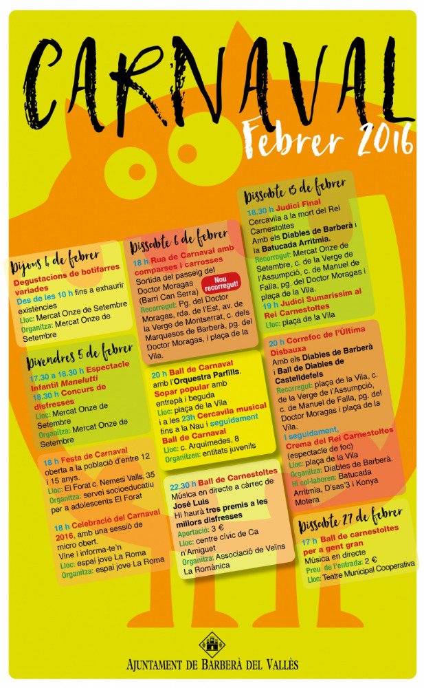 Encetem la temporada! Us esperem el proper dia 13 al #JudiciFinal del Carnestoltes organitzat per <a href="/DiablesBarbera/">Diables de Barberà</a>