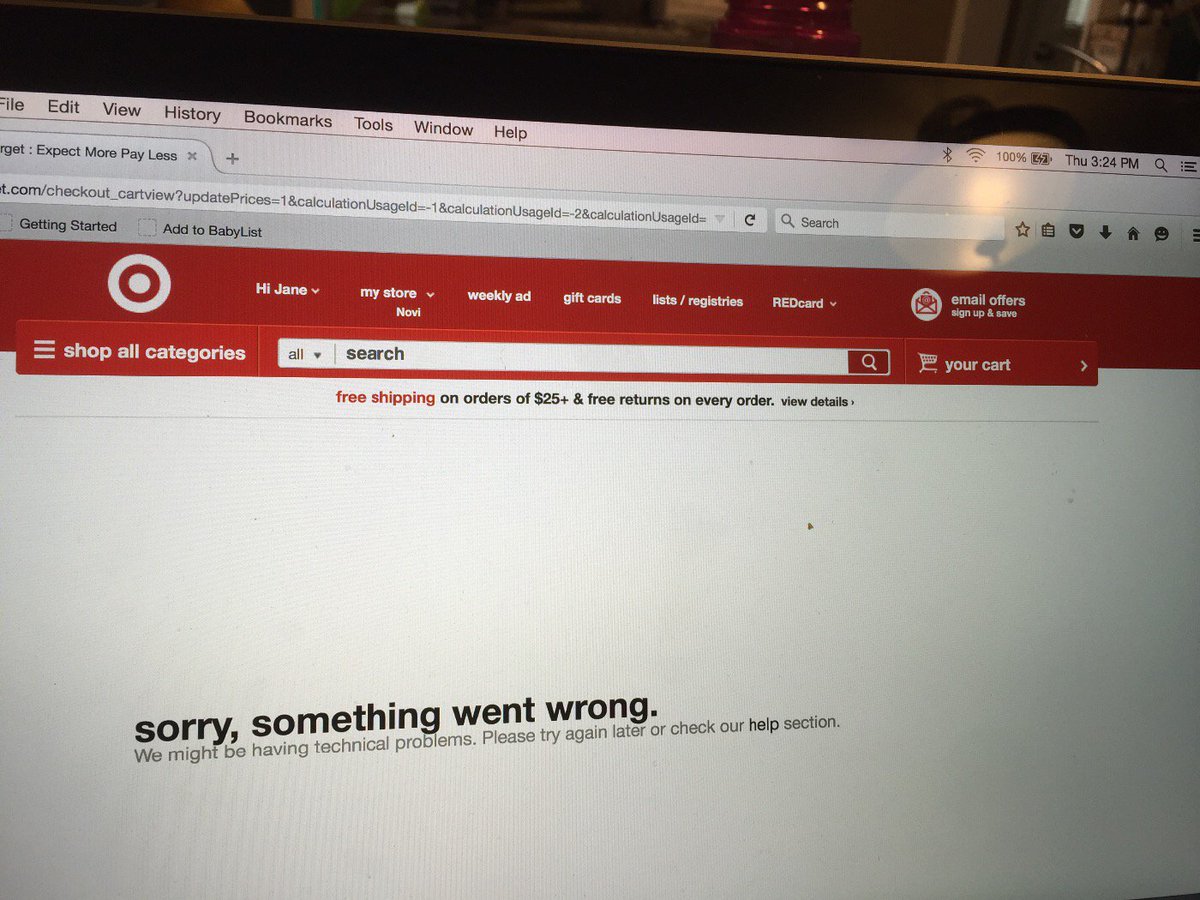 jeb734's tweet photo. @Target not sure how this is considered "up and running". shouldn't be this hard. Should have stuck with @amazon https://t.co/p9LDi7IWtF