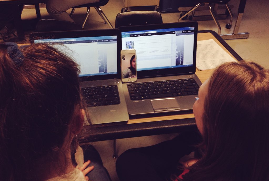 amtomasu's tweet photo. CLMS Tartans collaborative groups "Make It Work" via FaceTime!!!
@CLMSJETS #poweronvbschools #RockinHstrywMsT https://t.co/jdaqpMfUBk