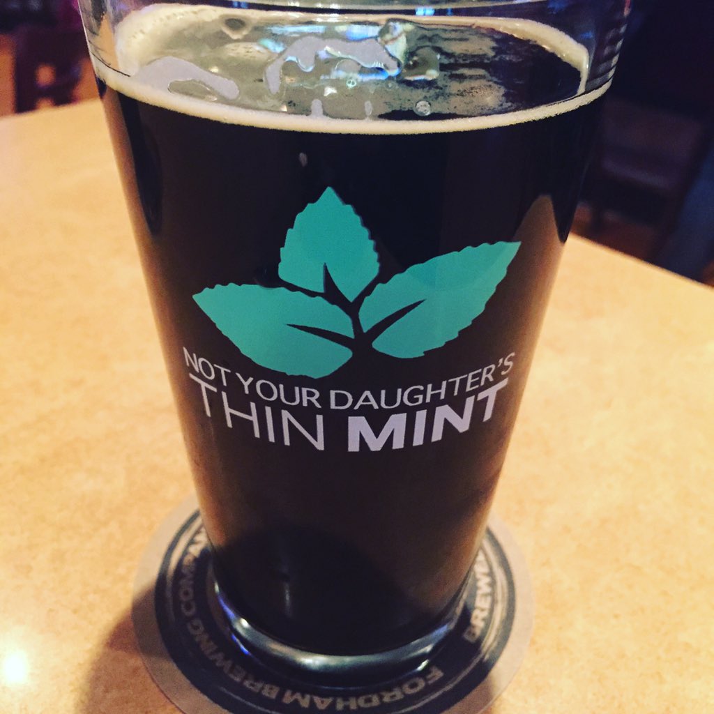 Oh yea!!!!!!!!!!!! <a href="/RamsHeadGroup/">Rams Head Restaurants</a> <a href="/FoDoBrewing/">Fordham & Dominion Brewing Co.</a> #NotYourDaughtersThinMint #MintChocStout #DrinkCraftBeer #FoDoBrewing