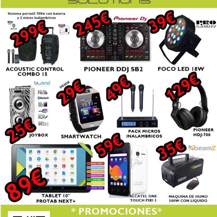 DJSolutions_es's tweet image. Carnaval de precios en DJSolutions #rebajas #pioneer
