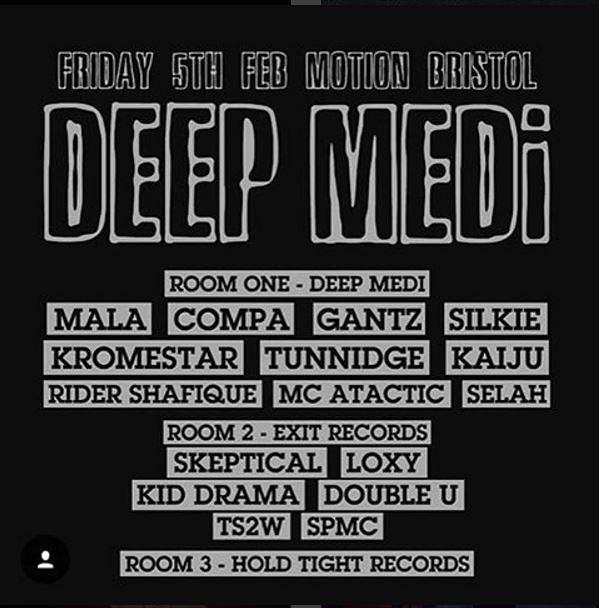 deepmedimusik's tweet photo. Who's ready to get Medi @MotionBristol tomorrow night? Last release tickets: https://t.co/dTyvgCChi9 https://t.co/rOlbCsHfpW