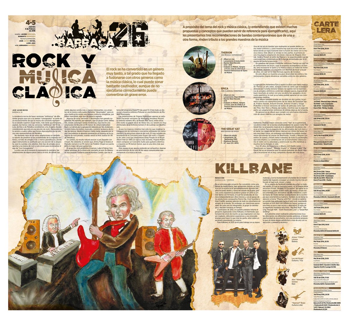 dreamwishmakerm's tweet photo. @dreamwishmakerm & #Barraca26 #18 presenta: #KILLBANE de #Puebla, #México y el especial de "#Rock y #MúsicaClásica" https://t.co/xL6o08DmOO