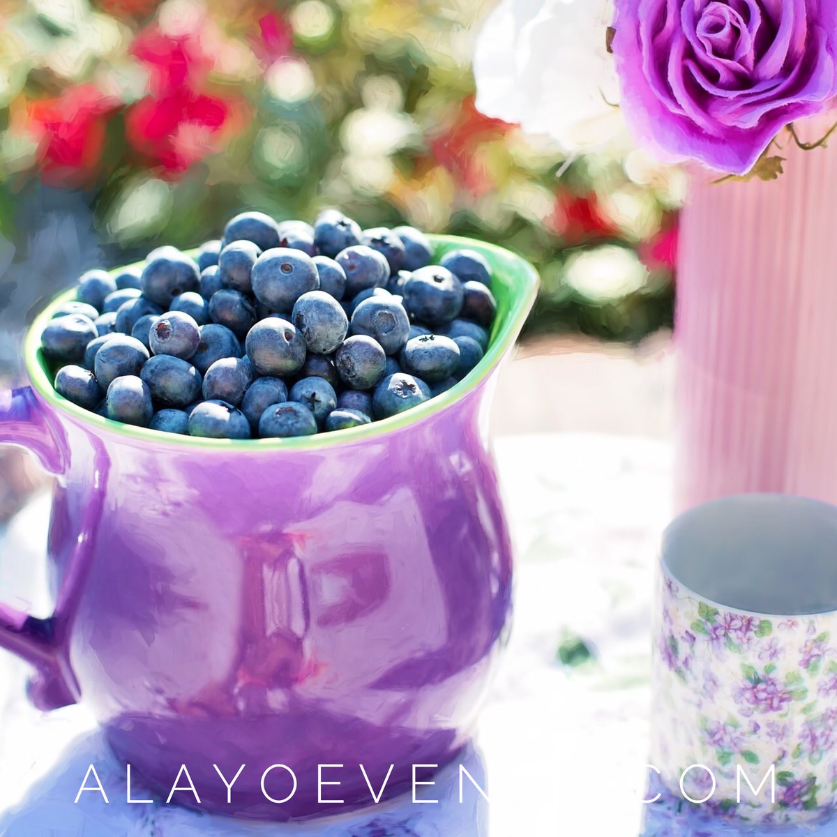 alayoevents's tweet photo. Use #fruit to add #color to your special #event! #tip #blue #purple #blueberry https://t.co/S1oFBtkqid