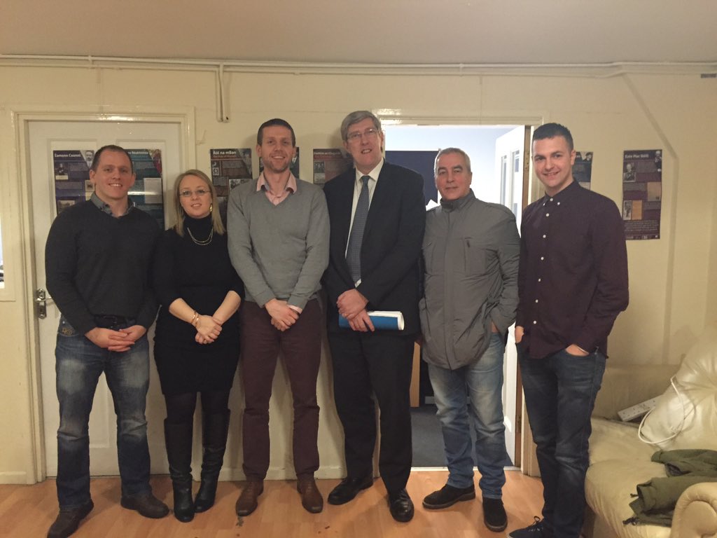 Education Minister <a href="/JohnODowdSF/">John O' Dowd</a> out meeting <a href="/GlorNaMona/">Glór na Móna</a> about the development, growth+opportunities of IM youth work