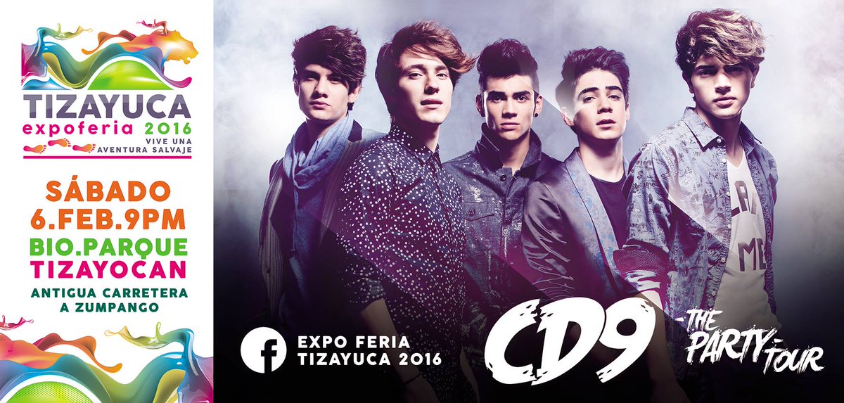 alannavarro's tweet image. ¡Este sábado, #ThePartyTour en la Expoferia Tizayuca!