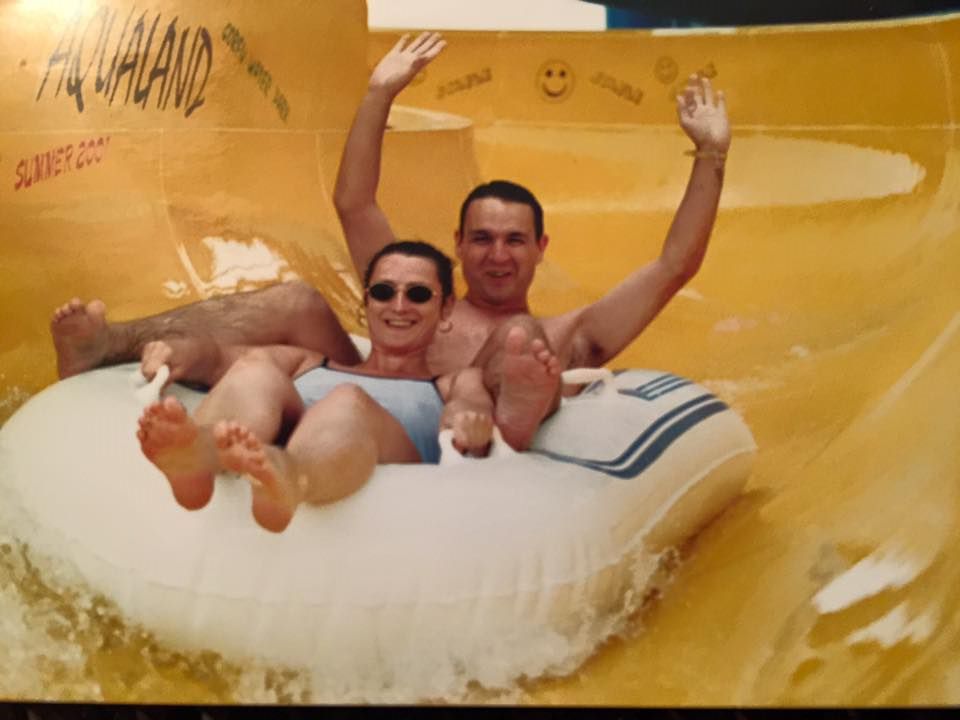 NoTimeToDiane's tweet photo. @Debenhams earliest of us together but we brought home the best souvenir from that holiday - a baby! #DebsFirstPhoto https://t.co/2CJwRGMGEM