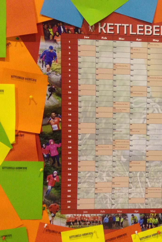 ImpulseAsh's tweet photo. It's time! Grab a pen and pin your goals to the board. We've got work to do! #KaraokeKettlebells https://t.co/JhJFskcdfd