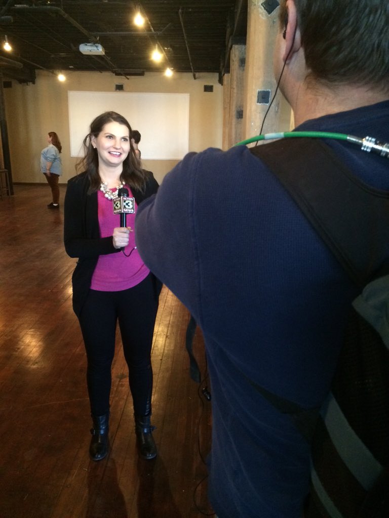 oldmarketdance's tweet photo. @action3news at our new studio today promoting vintage ballroom https://t.co/b2lPA8esLS