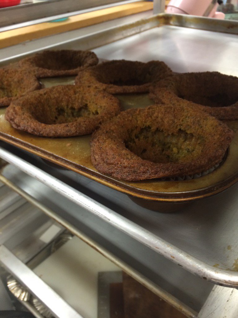 QuinnAFoley's tweet image. If you want to, you may use theses muffins I made as a metaphor of how my week is going ...