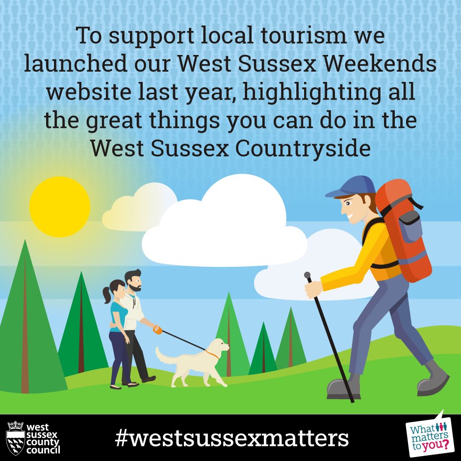 WSCCNews's tweet photo. We’re supporting local tourism by attracting visitors to our beautiful county 
#westsussexmatters https://t.co/EP5ALtI73z