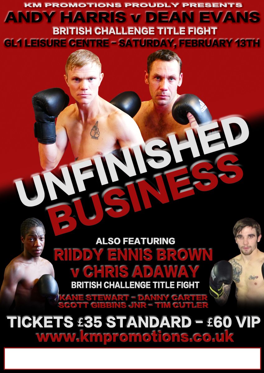 KMPromotions's tweet photo. Pro #Boxing hitting #Gloucester Feb 13th tickets https://t.co/rHY6zXQccZ https://t.co/mRJ9pV2epO