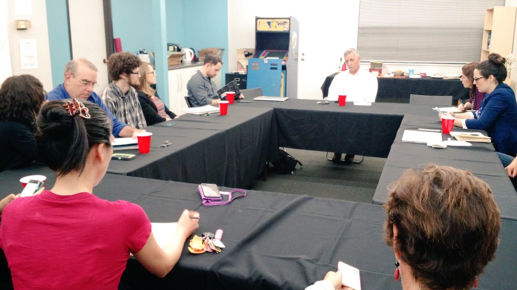 ActOneDigital's tweet photo. Act One Mentor Session with Terry Botwick of  @1019Ent discussing the intersection of calling and ambition. https://t.co/hEDA8G7CUh
