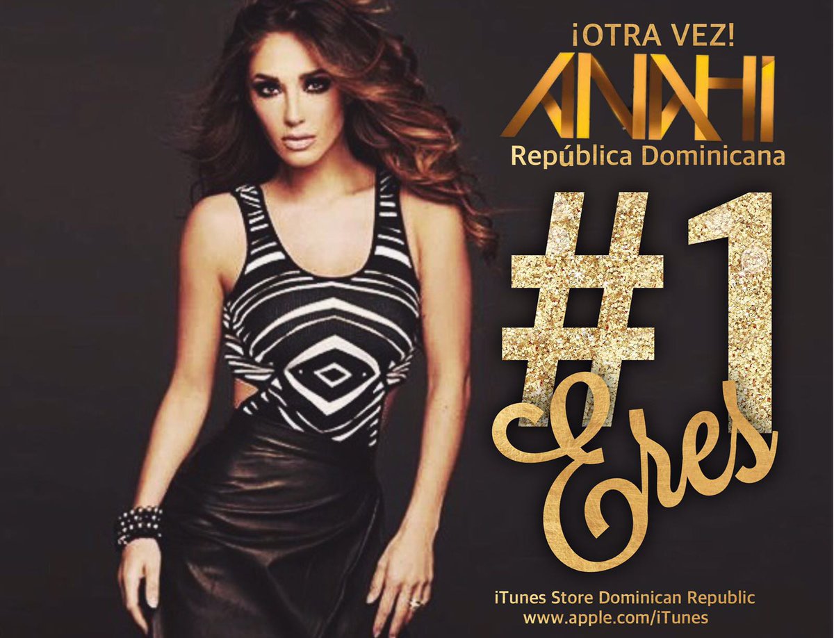 AnahiRepDom's tweet photo. Por 3era vez somos #1 en República Dominicana con #EresAnahiJulion @Anahi &amp; @julionalvarez 🎉👏😍❤🎶🎤 https://t.co/E4KhXmCIGV