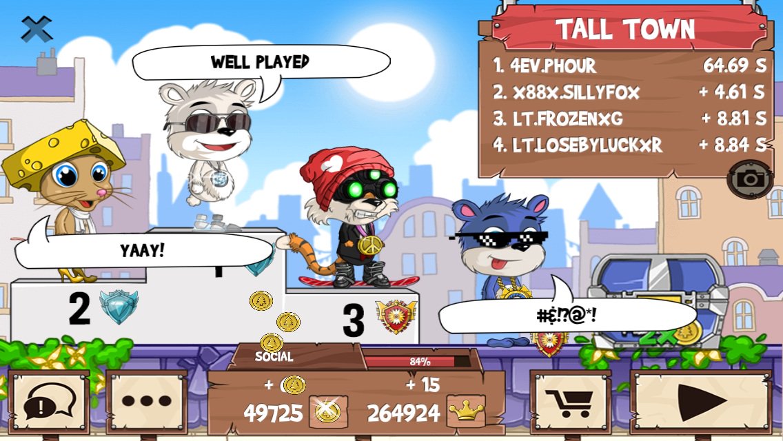 ph0ur's tweet photo. Gg!funrun2 #Sillyfox #FrozenXG #LoseByLuckxR https://t.co/Up2u0jnIo8