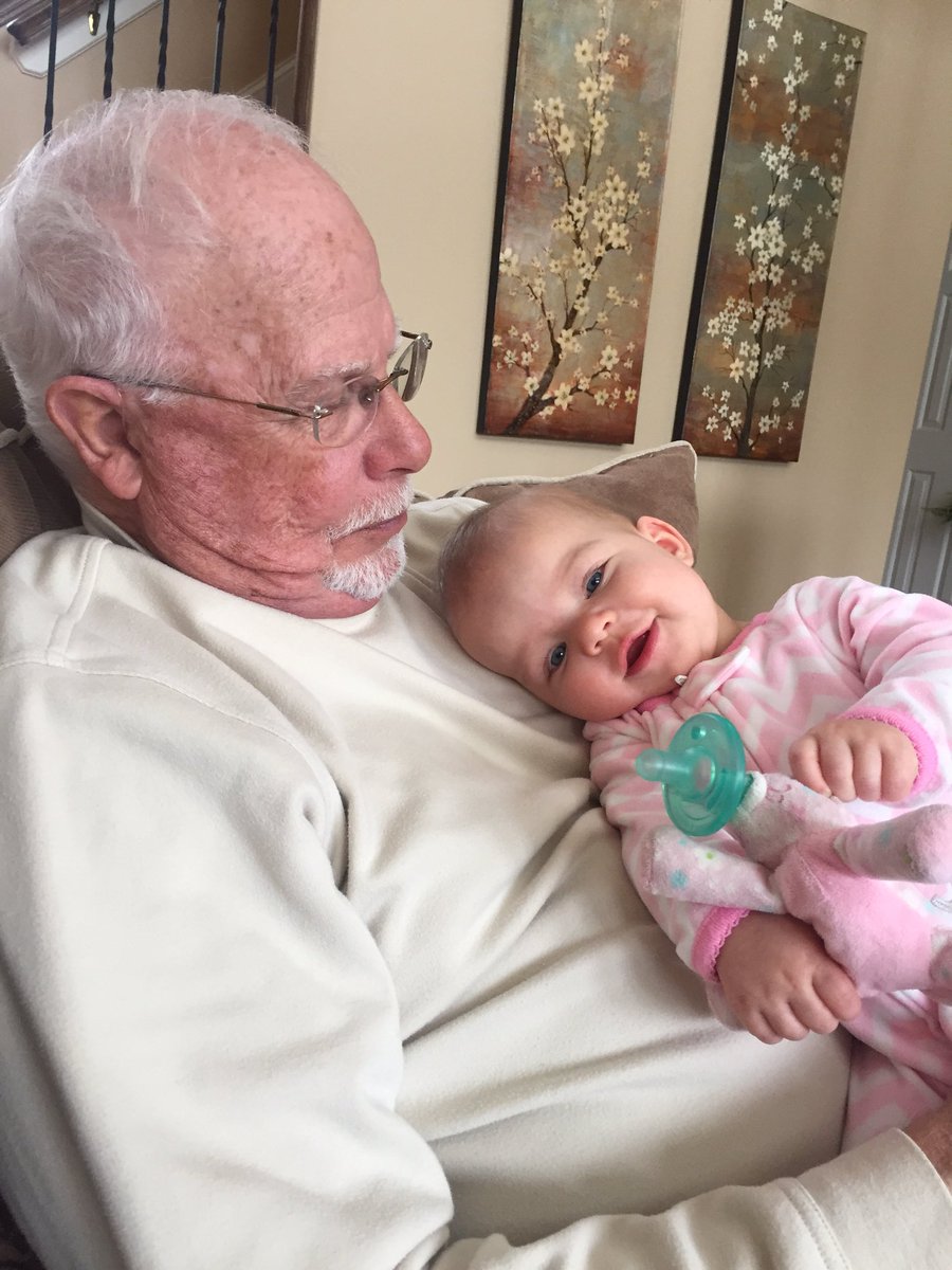 susan_gifford's tweet photo. Loving on great-granddaddy #hadleyelizabeth https://t.co/O0MeeIEKVO