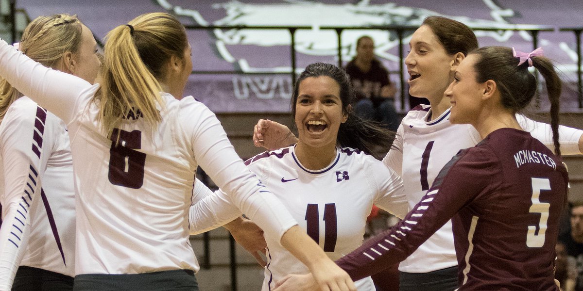 McMasterSports's tweet photo. Women's Volleyball -- Marauders rebound to beat Rams in four: https://t.co/7Ic9u0LKdh https://t.co/Xu5oa5iOsu