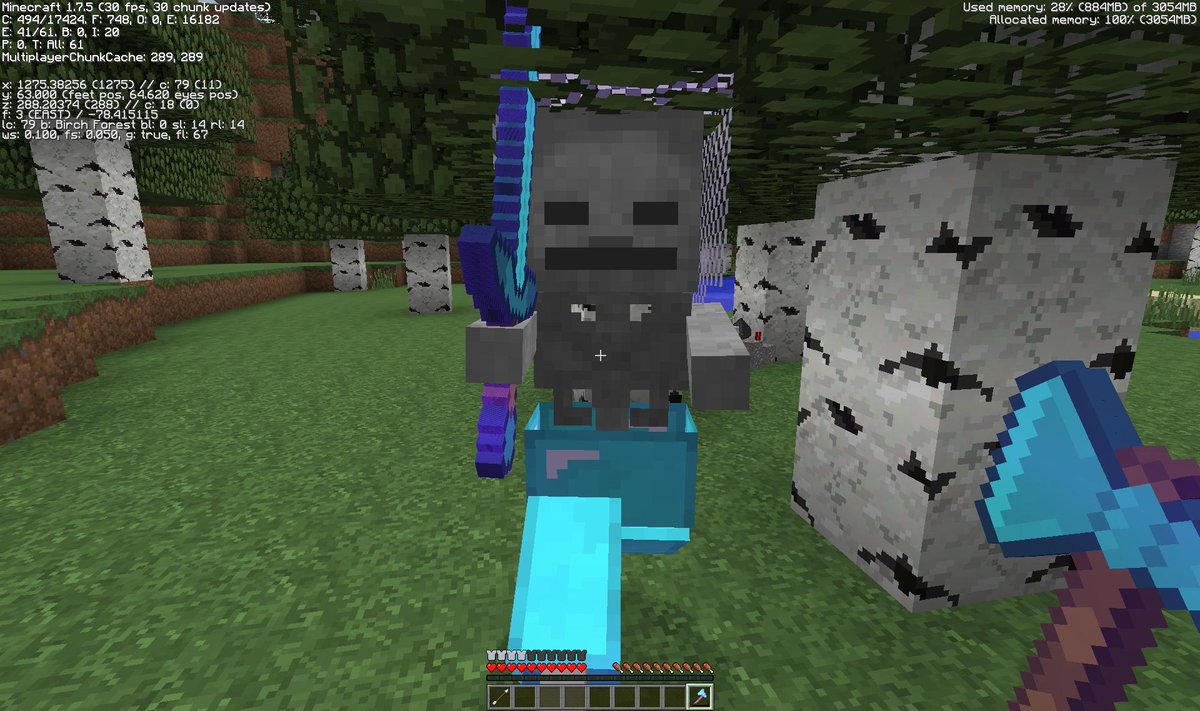 GTFOminecraft's tweet photo. That time a skeleton wearing diamond pants chased me with an enchanted sword.. https://t.co/MT8DIWY0Cl