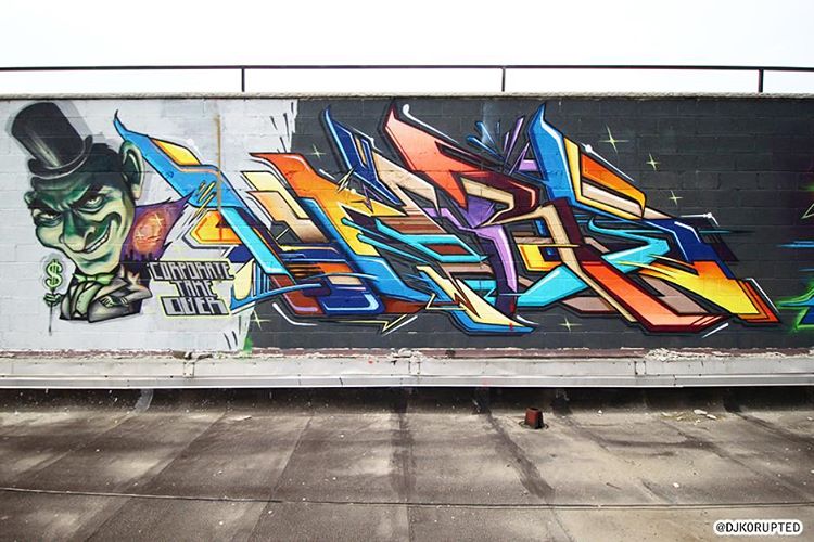 DjKorupted's tweet photo. Vers CTO #vers718 #verscto #nycgraffiti #graffitiwall #12ozprophet #wildstyle #graffitipiece #graffiti https://t.co/P4NFsQfIKM