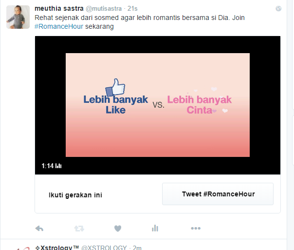 mutisastra's tweet photo. Meutia JKT3 #RomanceHour https://t.co/hGD7j7sHzf