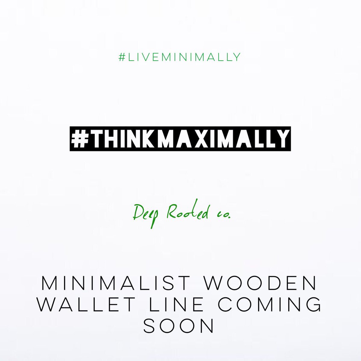 deeprootedco's tweet photo. #LiveMinimally #ThinkMaximally #DropTheBulk https://t.co/I92ML99drs