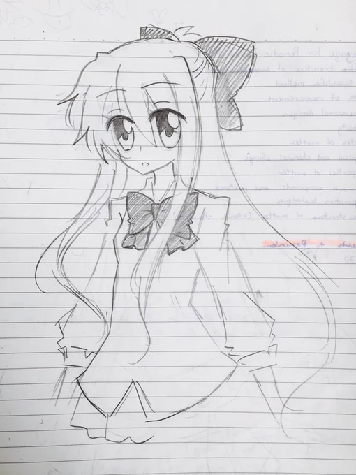 An oldie drawing from five years ago. Everything is so pointy XD #ThrowbackThursday LOL 