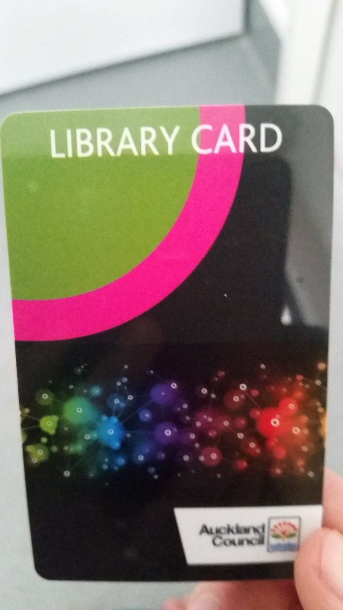 ajtarbotton's tweet photo. Yus. Got my library card #Aucklander #HappinessIsALibraryCard #librarian :D https://t.co/gFwHJ2sMQk