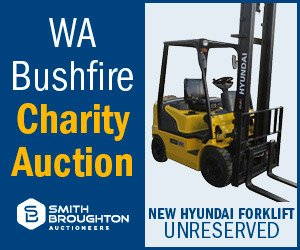 smithbroughton1's tweet photo. #WABushfire #Charity #Auction - with industrial equipment at no reserve: https://t.co/Dlw2H1KfeI https://t.co/ZOgLjhq9z5