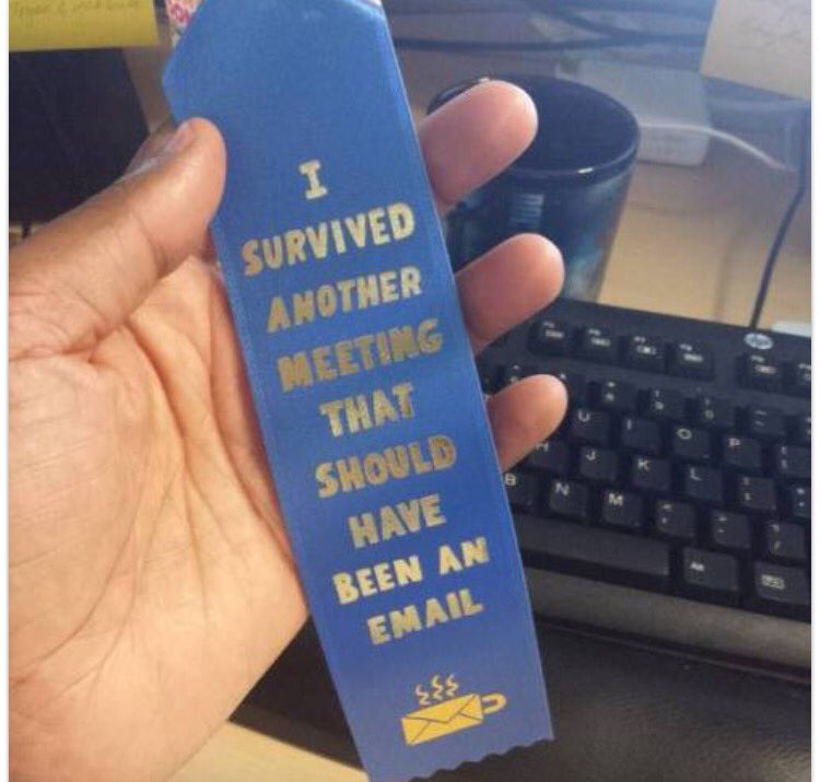onlypractical's tweet image. Because sometimes you need a meeting participation ribbon.