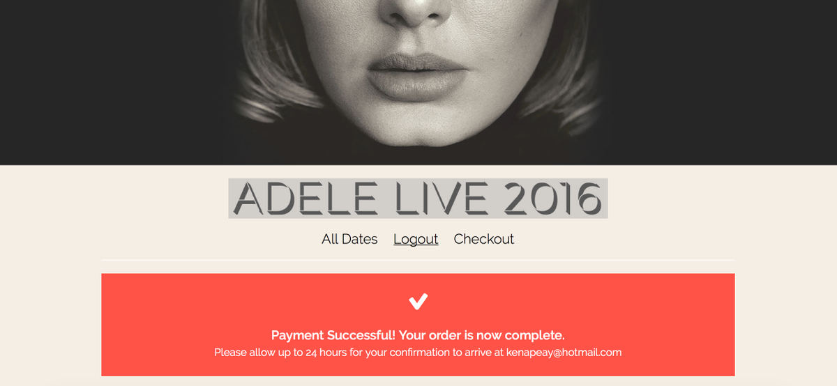 KenaPeay's tweet photo. @Adele @wiltern @NBCLA Yassss! Tickets secured for tomorrow's surprise Adele concert! She excited!!!!  #Adele https://t.co/DOODtEp3RX