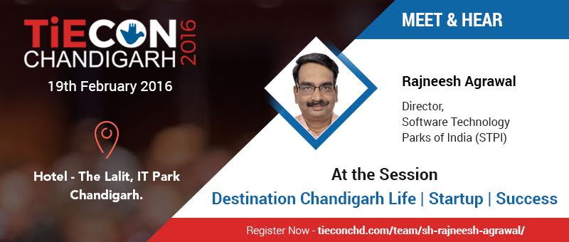 Join <a href="/purnmoon/">Rajneesh Agrawal</a> ,Director- <a href="/stpiindia/">STPI</a> in discussion at #TiECONChandigarh goo.gl/bnkPyC