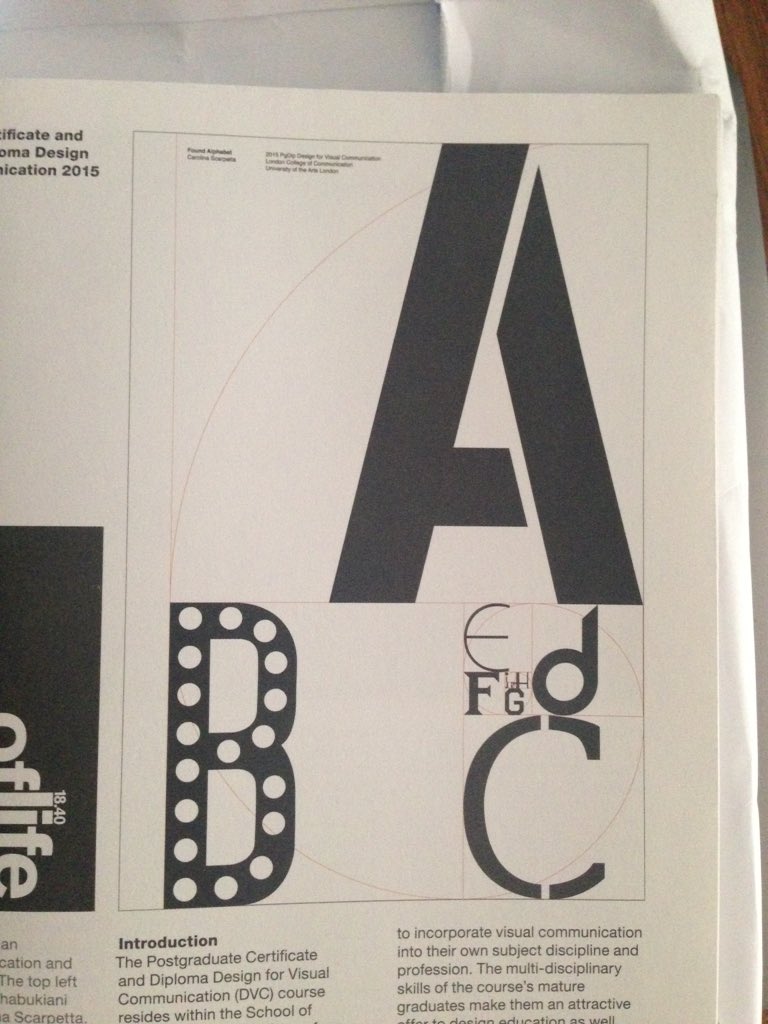 typographHer's tweet photo. Design delights from #dvc15 in todays post thanks to @tonyplcc the caliber of work out of @LCCLondon is exceptional https://t.co/0avXGJXOQD
