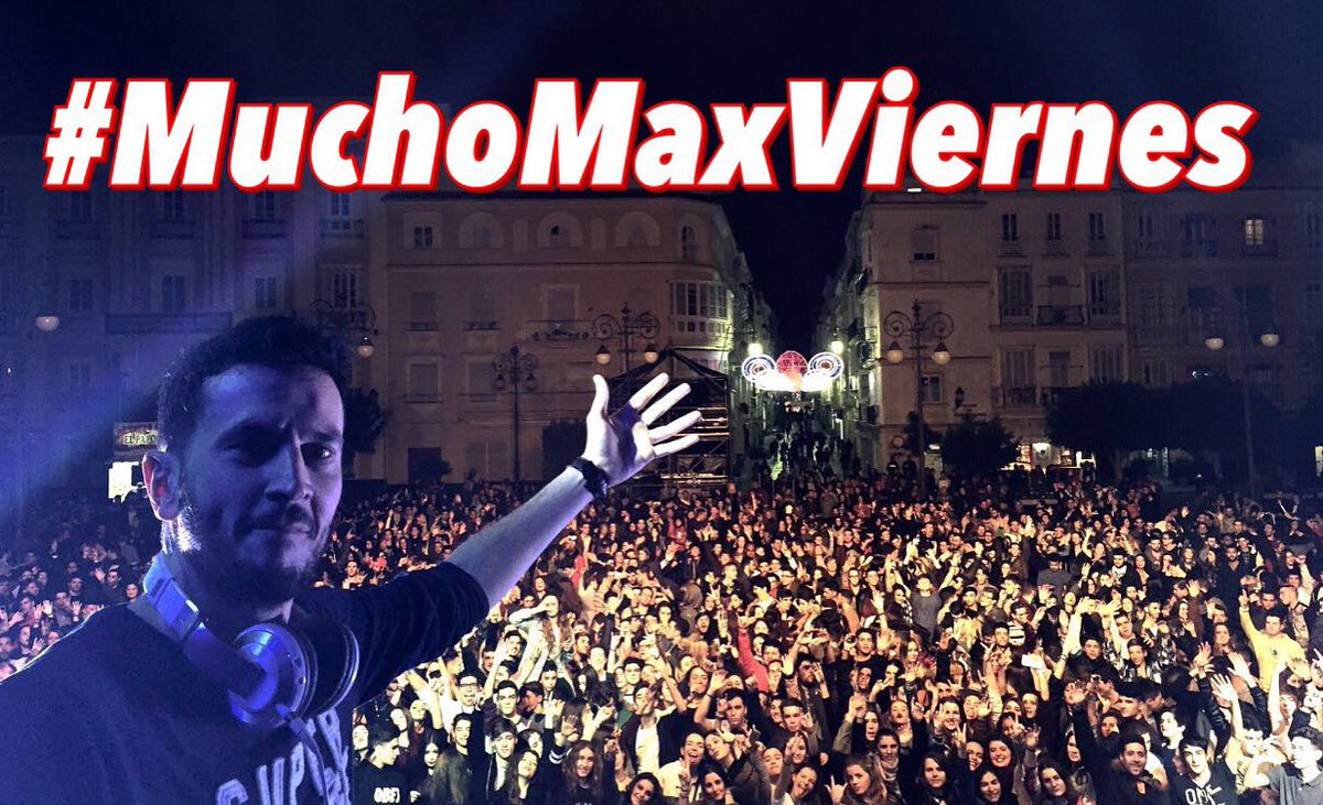 los40dancefest's tweet photo. Bienvenidos al Viernes! #MuchoMaxViernes De 6 a 10 musicote y energía positiva con @JoseAMdeejay hoy desde Cádiz! RT https://t.co/sWSPDxgqlH