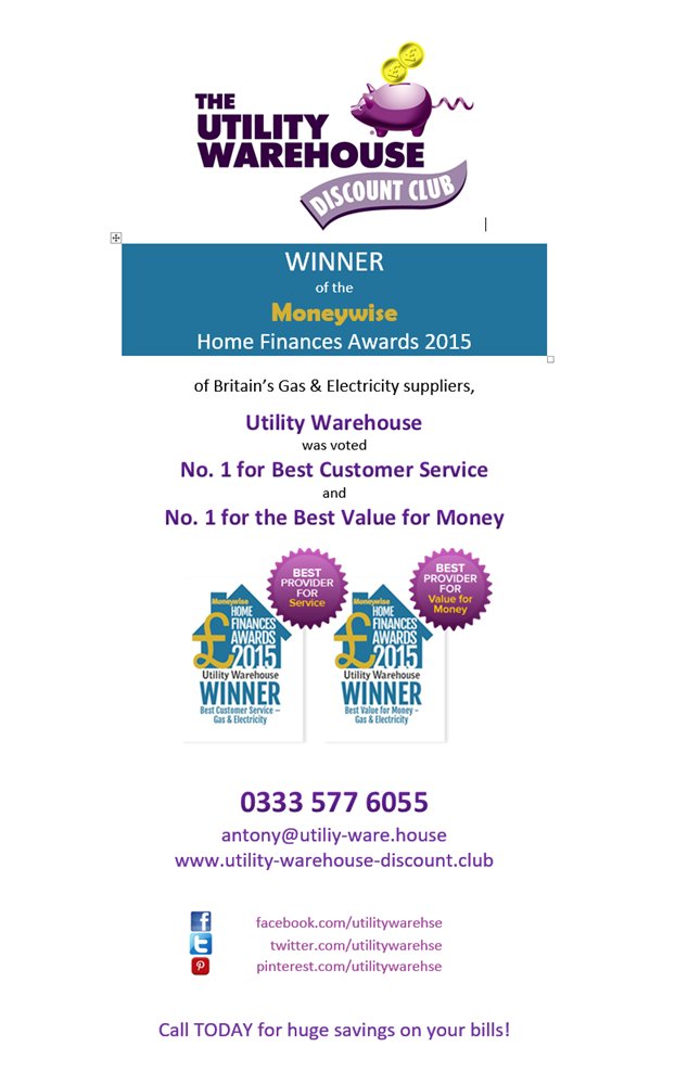 Utility Warehouse tweet media