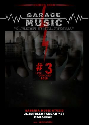 Tahun ini GARAGE#3 akan terlaksana bulan maret !!!!  #GARAGEMUSIC2016
