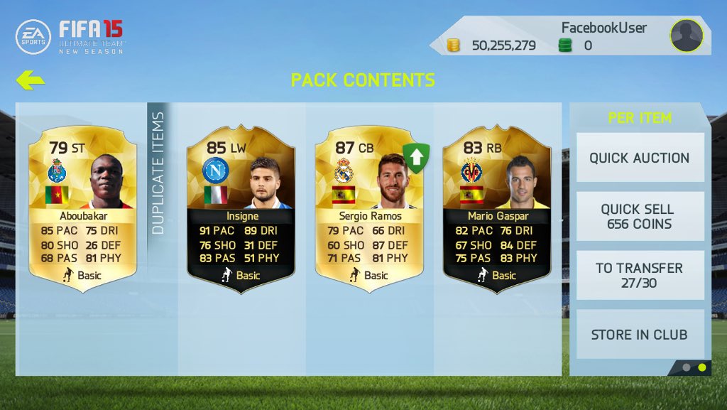 IN A DISCARD PACK HDJEHSV