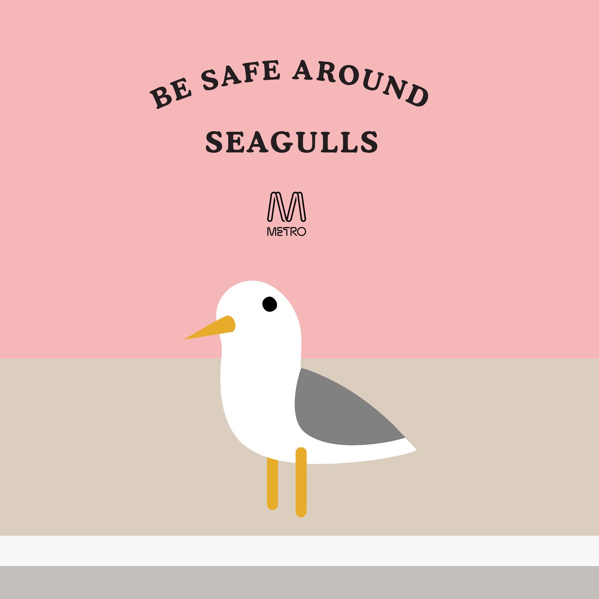 Enjoy your weekend and remember if you’re out and about...be safe around seagulls (and trains) #UrbanMyth