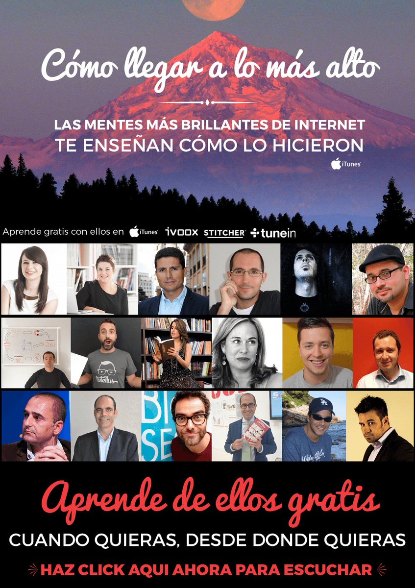 OscarFeito's tweet photo. Cómo crear un negocio rentable en Internet, con los mejores profesores, y gratis https://t.co/eAHRhuCfUB https://t.co/NX1c1QQiuF