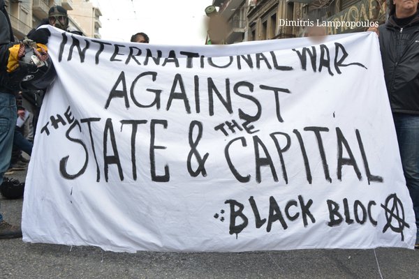 eatps_'s tweet photo. Black Block Greece at General strike today #apergia #4FGr https://t.co/I67UB9aAwo