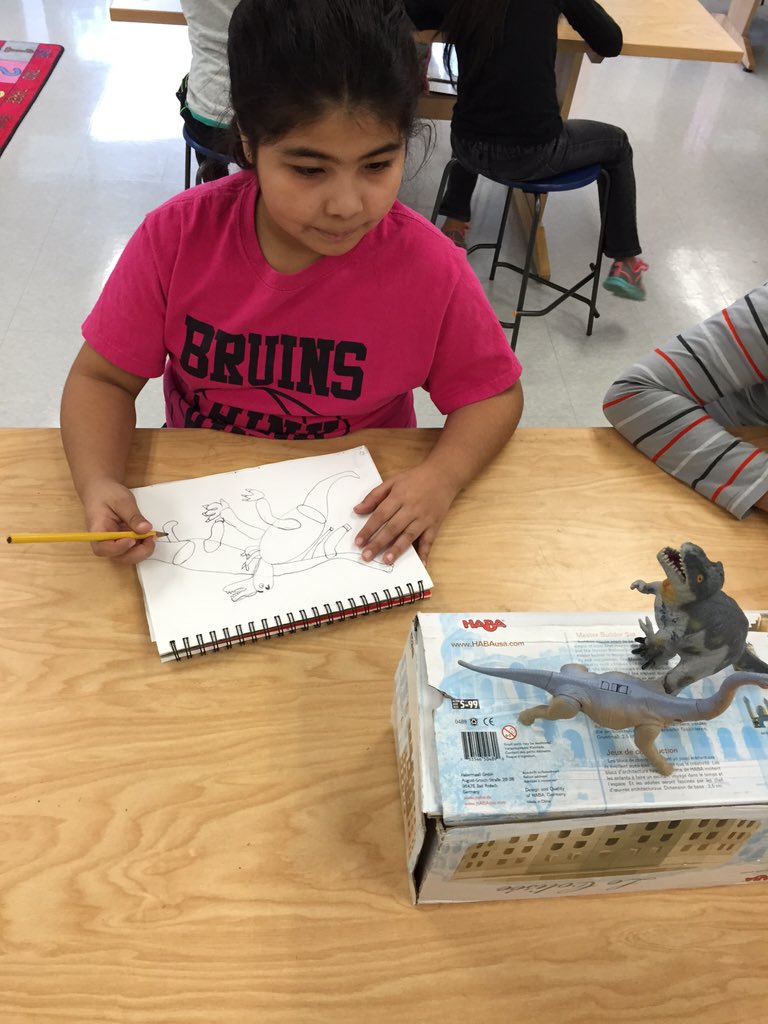 Jmschickel42's tweet photo. #observational #drawing #3Dforms #integrating #math & #art #DINOSAURS!!! @BaileysES_FCPS https://t.co/ybo3YAC9hz