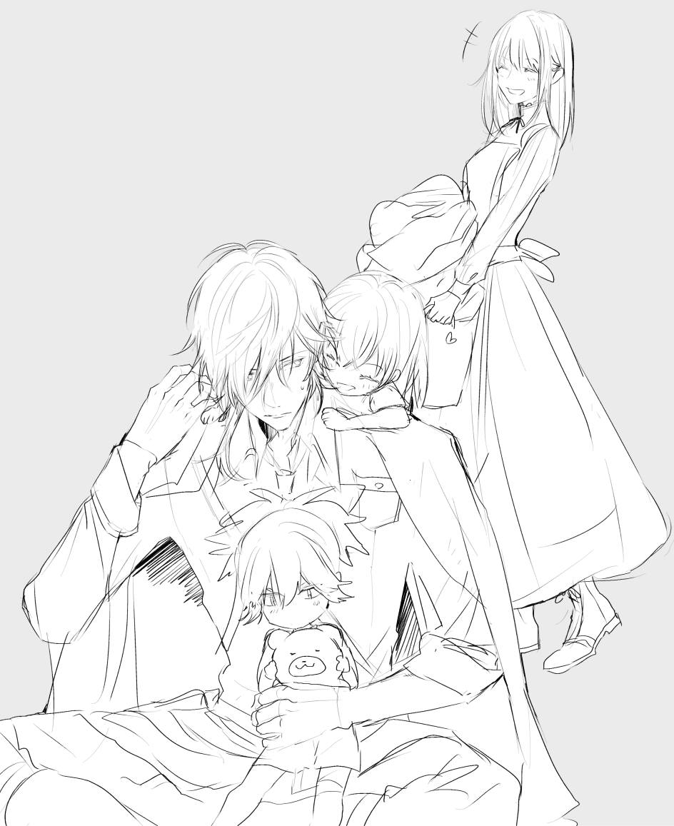 @hnmr85 悩んだ末中世っぽいような近世っぽいようなよくわからない雰囲気に・・
めっちゃらくがき 