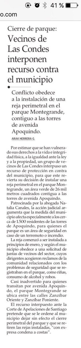 parquemontegran's tweet photo. En emol tb salimos!! #NOALCIERREPARQUEMONTEGRANDE @T13 @adnradiochile @Cooperativa @fdepujadas  @24HorasTVN @biobio https://t.co/PFhKl25xoR