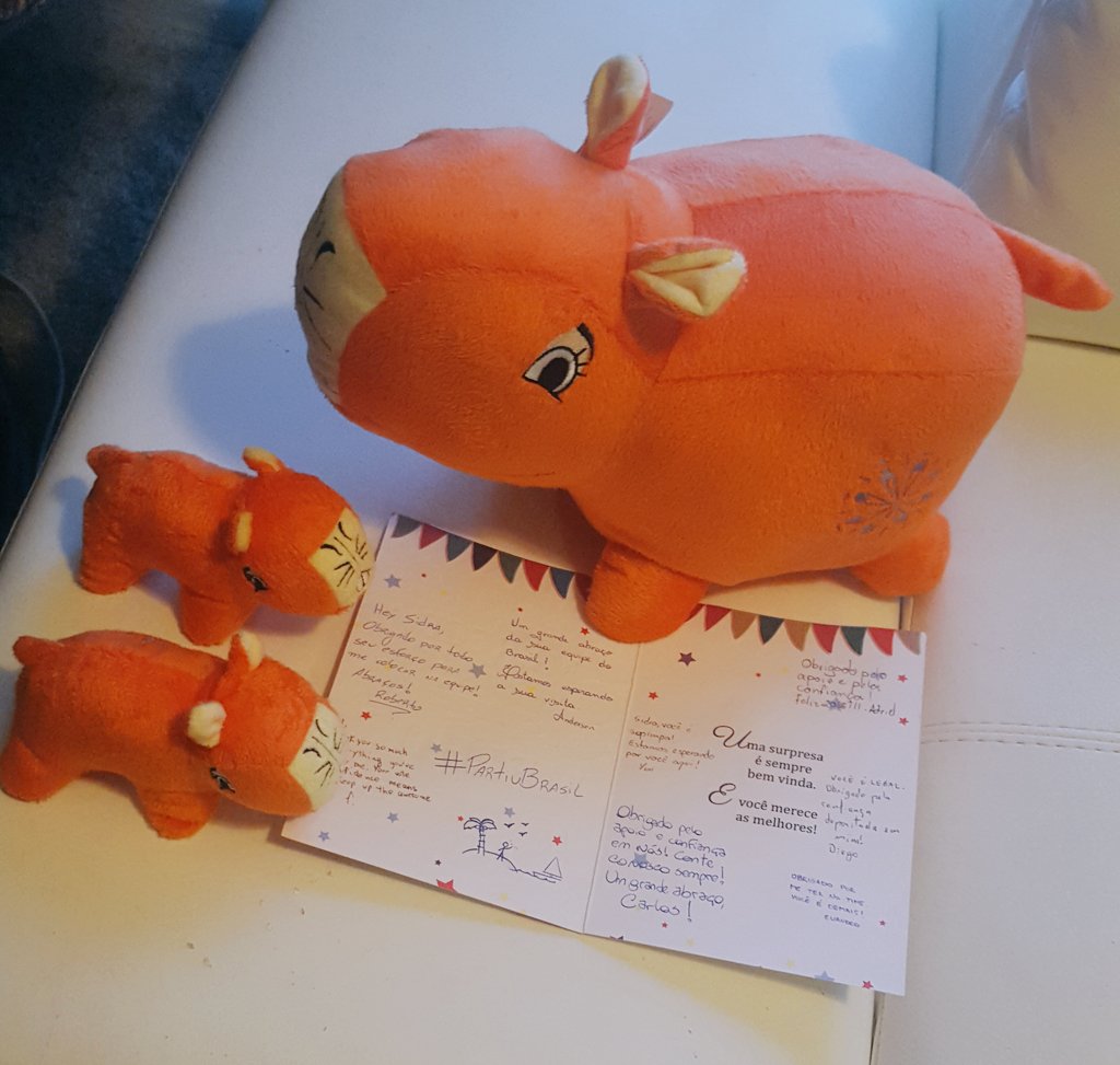 thetechplanner's tweet photo. My Brazil dev team sent messages with capybaras #HappyProjectManager #MCemployee #MCWomenInTech #MyPricelessCareer https://t.co/cjRnAVuOMb
