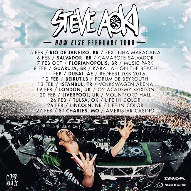 February looking good! #HowElse am I gon get it? #tourdates https://t.co/xON8WVRQad