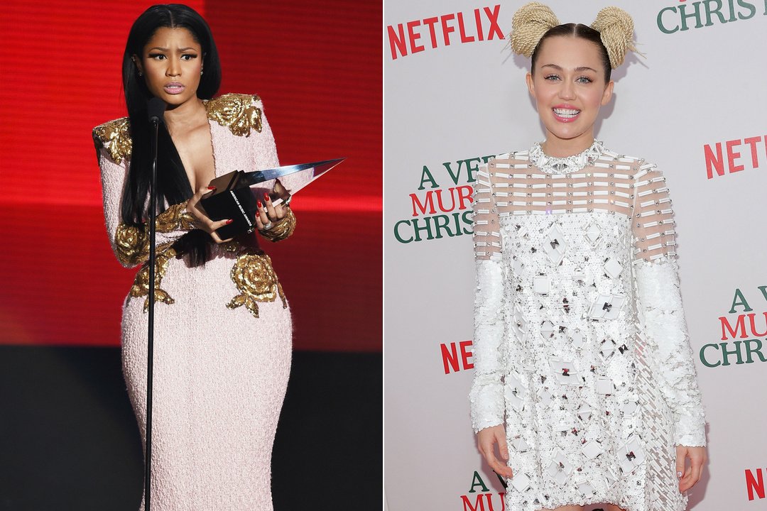 XXL's tweet photo. .@NICKIMINAJ references her feud with Miley Cyrus on @YoGottiKOM's "Down in the DM" remix https://t.co/iKOg1OnRUv https://t.co/pbil76Fj5R