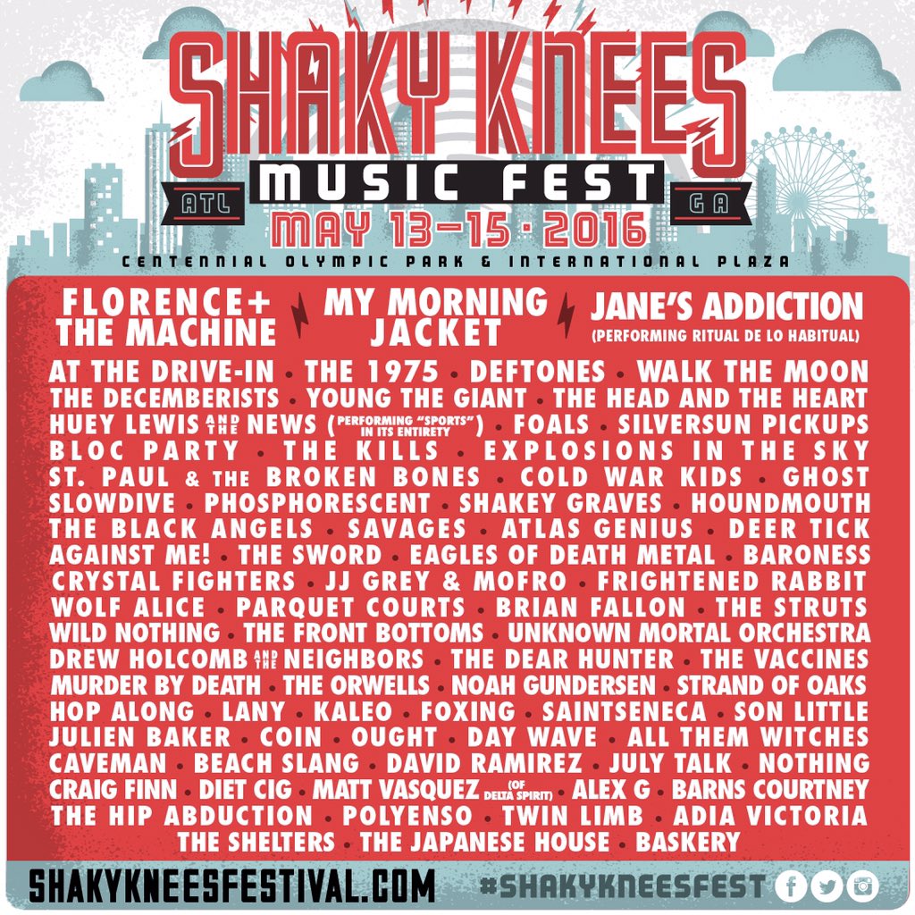 TheFestiveOwl's tweet photo. Everyone loves free tickets! TFO has your chance for passes to @ShakyKneesFest starting tomorrow! RT &amp; get stoked. 😆 https://t.co/NxKIMPWEpV