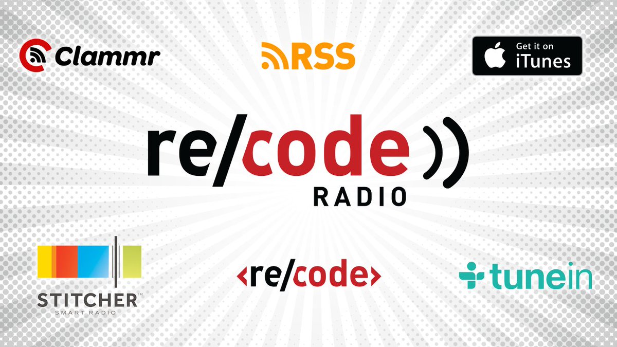 Recode's tweet photo. #RecodeRadio is now available in even more places. Find your new favorite place to listen at https://t.co/lHHpaSjDb8 https://t.co/VWbFzRmGO2