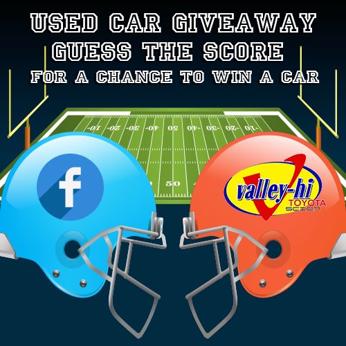 valleyhitoyota's tweet image. Guess the score and achance to win a car! #SuperBowl #WhosNext visit our FB page for details fb.me/valleyhitoyota